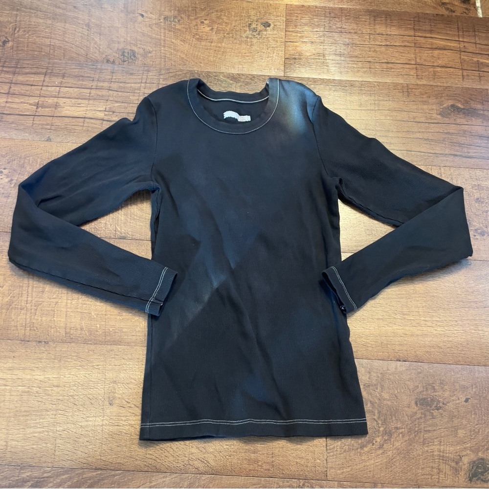 Djerf Avenue Black Long Sleeve Tee